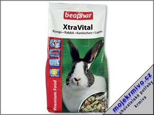 Krmivo X-traVital králík 2,5kg Krmivo X-traVital králík 2,5kg