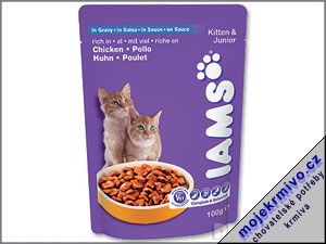 Iams Kitten kapsička 100g Iams Kitten kapsička 100g