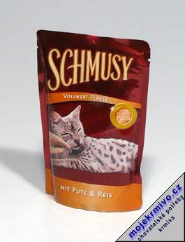 Schmusy Cat Flakes kapsa krta+re 100g