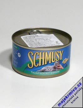 Schmusy Cat konzerva tuk+re 185g