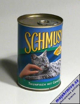 Schmusy Cat konzerva tuk+zelenina 400g
