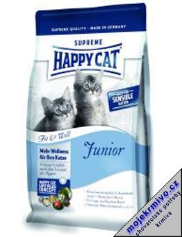 Happy Cat Supr.Adult Fit&Well Junior 4kg kot,ml.koka