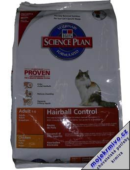 Hill's Feline Dry Adult Hairball Contr. 5kg - Kliknutm na obrzek zavete