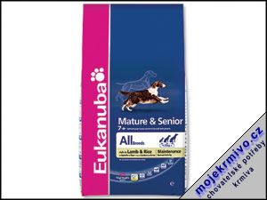 Eukanuba Mature & Senior Lamb 3kg - Kliknutm na obrzek zavete