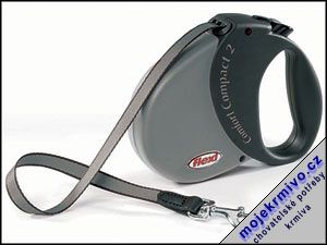 Vodítko Flexi Comfort Compact 2 šedé 1ks Vodítko Flexi Comfort Compact 2 šedé 1ks