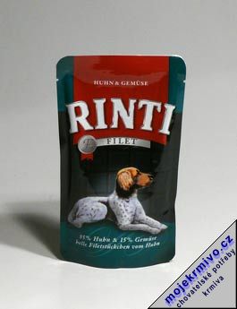 Rinti Dog Filet kapsa kue+zelenina 150g