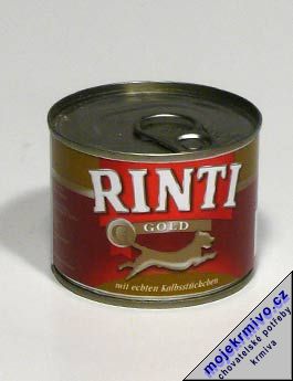 Rinti Dog Gold konzerva telec 185g - Kliknutm na obrzek zavete