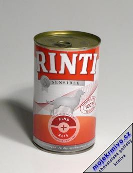 Rinti Dog Sensible konzerva hovz+re 700g