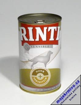Rinti Dog Sensible konzerva kuře+brambor 700g