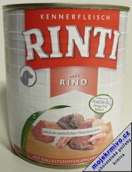 Rinti Dog konzerva hovz 800g