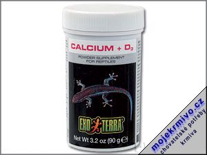 Exo Terra doplkov krmivo kalcium + vitamn D3 90g - Kliknutm na obrzek zavete