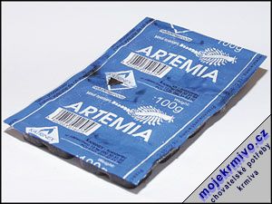 Krmivo mražené pro ryby Artemia 100g