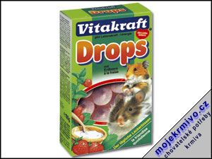 Drops Joghurt Erdbeere Hamster 75g