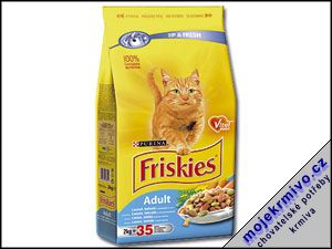 Granule Friskies losos s tukem a zeleninou 2kg