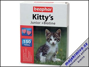 Kittys Junior s biotinem 150tablet