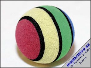 Hračka míček gumový barevný 1ks