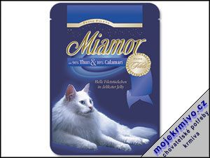 Kapsička Miamor Filet tuňák + kalamáry 100g