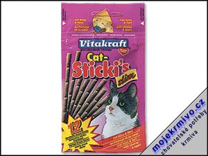 Cat Stickis Slim cheese + heart 12ks