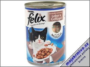 Konzerva Felix drbe + jtra + zvina 400g