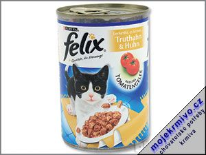 Konzerva Felix krta + kue v tomatu 400g