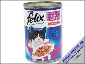 Konzerva Felix kachna + drbe el 400g