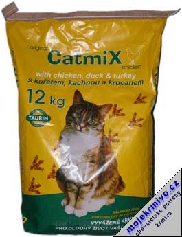 CatmiX kočka s kuřetem 12kg
