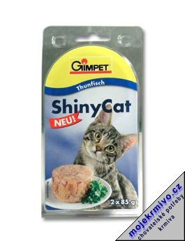 Gimpet kočka konz. ShinyCat tuňák v rosolu 2x85g