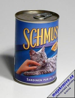 Schmusy Cat konzerva sardinky 400g