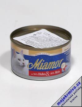 Miamor Cat Filet konzerva kuře+rýže 100g