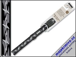 Obojek nylonov Ninja ern 25 - 41 cm 1ks