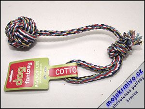 Přetahovadlo bavlněné lano 50 cm 1ks