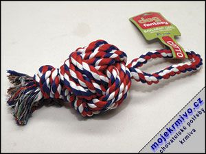 Přetahovadlo bavlněné lano 35 cm 1ks