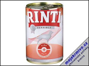 Konzerva Rinti Sensible hovz + re 400g