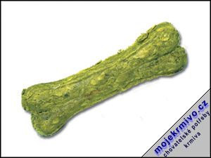 Kost chroupací mini zelená 5 cm 1ks