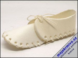 Bota buvolí bílá 12,5 cm 1ks