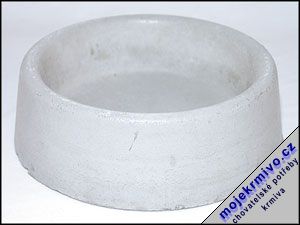 Miska betonov kulat 1l
