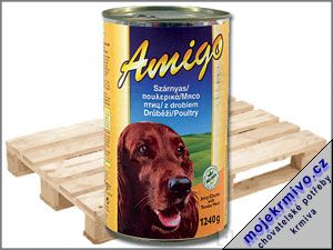 Konzerva Amigo drůbež 1240g Konzerva Amigo drůbež 1240g