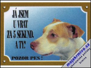 Tabulka pitbulterir 1ks
