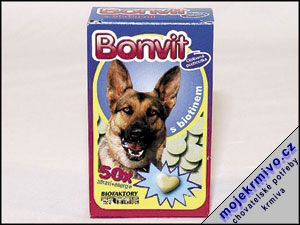 Bonvit s biotinem pro psy 50ks