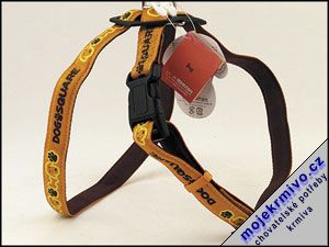 Postroj nylonov Dog square cushion L 1ks