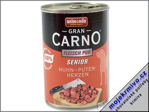 Konzerva Animonda Senior kue + krt srdce 400g