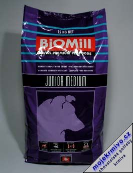 BioMill Dog Junior Medium 15kg