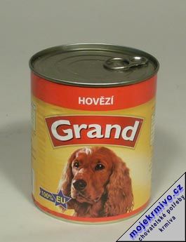 GRAND konz. pes hovz 850g