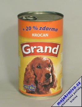 GRAND konz. pes krocan 1150g