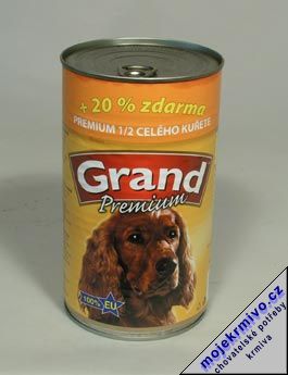 GRAND konz. pes Extra s 1/2 kuete 1150g