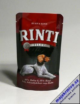 Rinti Dog Filet kapsa kuře+hovězí 150g