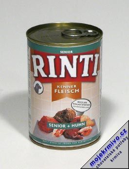 Rinti Dog Senior konzerva kue 400g