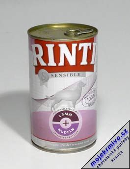 Rinti Dog Sensible konzerva jehně+nudle 700g