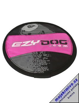Hračka pes Létající talíř EZYDOG Fido Disc růžový 1ks