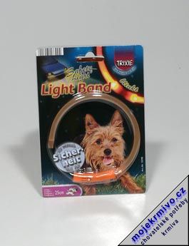 Obojek blikac Light Band Oranov XS 25cm TR 1ks